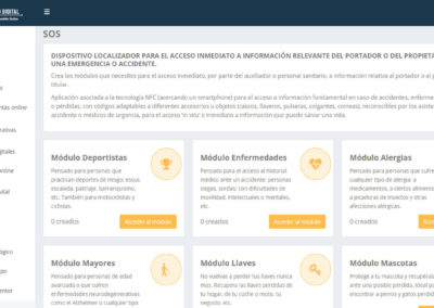Intranet Mi Legado Digital - Servicio SOS + Código SOS
